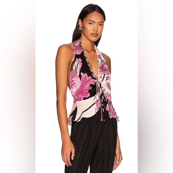 Free People Hot Tropics Tank In Dark Combo - Picture 1 of 4